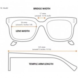 Oversized Sunglasses - Size XL - Full Rim - Polarized Lenses - Cat.3 - UV 400 - Navy - CT18CS9QG59 $54.45