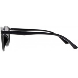 Round Mens TR90 Round Frame Transition Photochromic Bifocal Reading Glasses Sunglasses Readers - Wood Black - C818L0YUXK2 $46.64