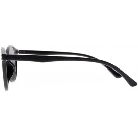 Round Mens TR90 Round Frame Transition Photochromic Bifocal Reading Glasses Sunglasses Readers - Wood Black - C818L0YUXK2 $20.48