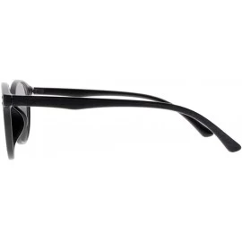 Round Mens TR90 Round Frame Transition Photochromic Bifocal Reading Glasses Sunglasses Readers - Wood Black - C818L0YUXK2 $43.80
