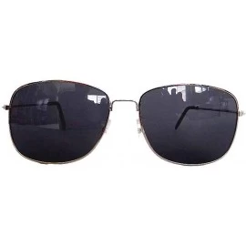 Aviator New Promotional Aviator Pilot Sunglasses - Adult Unisex - Silver - CA11E6JAK9N $19.26