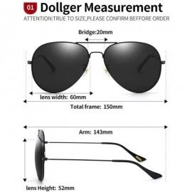 Aviator Polarized Aviator Sunglasses for Men Women Memory Metal Lightweight Frame - Black - C918NGM6ZS7 $18.71