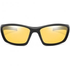 Goggle Polarized Wrap Around Sport Sunglasses Cycling Running Driving Baseball Glasses - CS18NYZ02GM $23.39