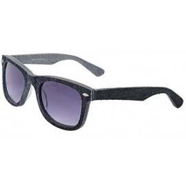 Wayfarer Denim Frame UV400 Polarized Sunglasses Women/Men Summer Glasses-SG008 - C4 - C318DQ3HHW6 $25.12