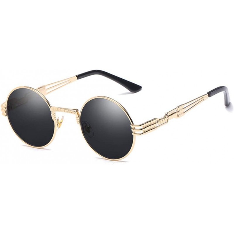 Steampunk Goggles Sunglasses Men Women er Vintage Round Sun Glasses for ...