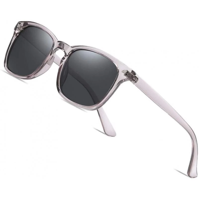 Square Polarized Sunglasses Fashion Flexible Glasses - CO197T09IT3 $60.17