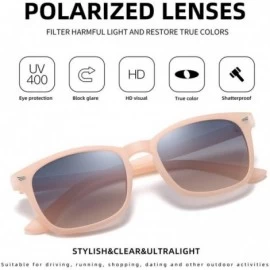 Square Polarized Sunglasses Fashion Flexible Glasses - CO197T09IT3 $60.17