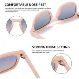 Square Polarized Sunglasses Fashion Flexible Glasses - CO197T09IT3 $60.17