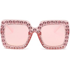 Sport Glasses- Womens Fashion Artificial Diamond Cat Ear Quadrate Metal Frame Brand Classic - 8131c - C418RS4STOC $14.45