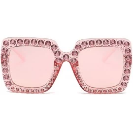 Sport Glasses- Womens Fashion Artificial Diamond Cat Ear Quadrate Metal Frame Brand Classic - 8131c - C418RS4STOC $14.45