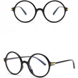 Square Round Flat Glasses - GorNorriss Unisex Blue Light Blocking Square Nerd Eyeglasses Frame Anti Blue Ray Glasses - C618QH...