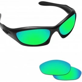 Rectangular Replacement Lenses Monster Dog Sunglasses - Various Colors - Emerald Green - Anti4s Mirror Polarized - CV187UAZKD...
