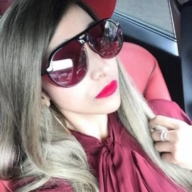Goggle Sunglasses for Women Cat Eye Vintage Sunglasses Retro Oversized Glasses Eyewear Goggles - Red - CC18QTD9IDA $19.19