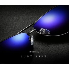Aviator Polarized sunglasses for man Premium Military Style Classic Aviator Sunglasses 100% UV protection - Red - C818H47WGHI...
