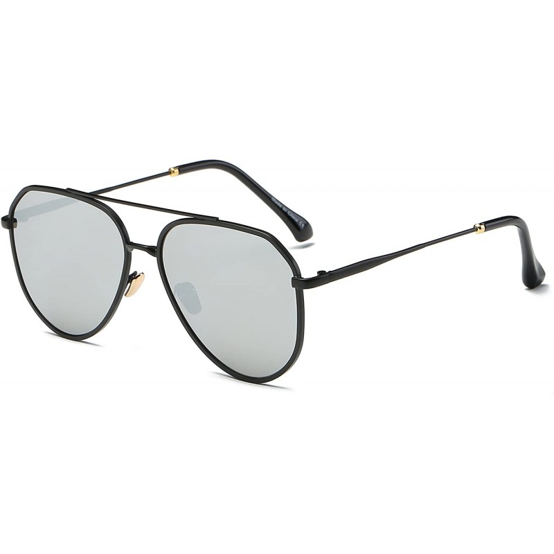 Oversized Premium Classic Aviator Sunglasses for Men & Women - 2046-grey - CU188CH48QS $23.08