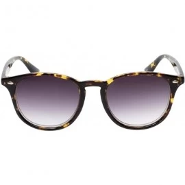 Oval Designer Oval Reading Sunglasses 8114SR with Gradient Lenses - Tortoise - CE18XHKDH54 $12.33