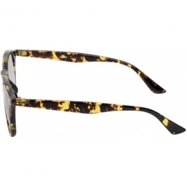 Oval Designer Oval Reading Sunglasses 8114SR with Gradient Lenses - Tortoise - CE18XHKDH54 $21.30