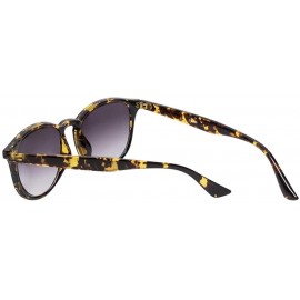 Oval Designer Oval Reading Sunglasses 8114SR with Gradient Lenses - Tortoise - CE18XHKDH54 $12.33