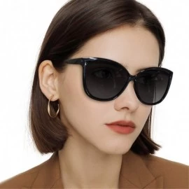 Round Polarized Sunglasses Lightweight Protection - Black Frame/All Black Legs-2 - CW192S2OCDW $15.30