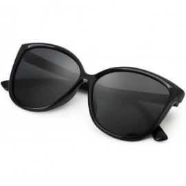 Round Polarized Sunglasses Lightweight Protection - Black Frame/All Black Legs-2 - CW192S2OCDW $33.74