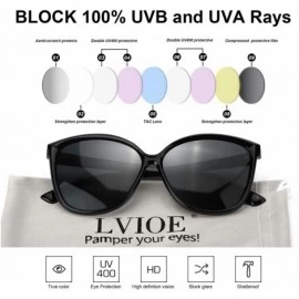 Round Polarized Sunglasses Lightweight Protection - Black Frame/All Black Legs-2 - CW192S2OCDW $33.74