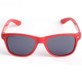 Aviator Vintage Boys Girls Sunglasses Children Cute Safety Coating Glasses UV 400 Black - Red - CF18XGEDWC6 $7.25
