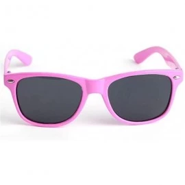 Aviator Vintage Boys Girls Sunglasses Children Cute Safety Coating Glasses UV 400 Black - Red - CF18XGEDWC6 $16.26