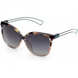 Cat Eye Linno Vintage Fashion Cat Eye Women's Sunglasses Mirrored Lens UV400 - Gradient Grey - CV18LQAC33L $23.38