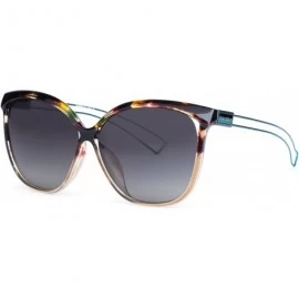 Cat Eye Linno Vintage Fashion Cat Eye Women's Sunglasses Mirrored Lens UV400 - Gradient Grey - CV18LQAC33L $23.38
