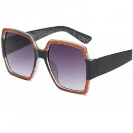 Oval Big Rectangular Glasses Sexy Trend Products Women Sunglasses Classic Designer Adult Eyeglasses - Black - CV197Y6R3T0 $49.39