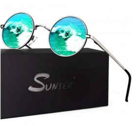Round Retro Round Polarized Steampunk Sunglasses Side Shield Goggles Gothic S92-ADVANCED POLARIZED - CX18NO0T4OA $28.46