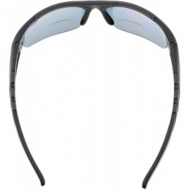 Sport Sports Polarized Bifocal Sunglasses Half Rimless Tinted Style Sunshine Readers - Matte Black - CB18DH33O6H $18.53