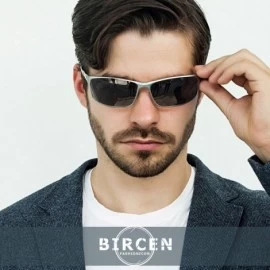 Wayfarer Bircen Polarized Sunglasses for Men Women UV Protection Driving Golf Fishing Sports Sunglasses - C818AZQ4R3Q $44.82