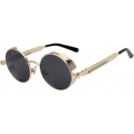 Oval Steampunk Fashion Sunglasses - C1 - CR1834E6ZZD $53.46