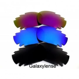 Oversized Replacement Lenses Jawbone Purple Color Polarized 100% UVAB - Black&blue&purple - C7128BTP7Q5 $18.44