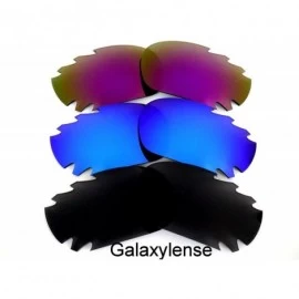 Oversized Replacement Lenses Jawbone Purple Color Polarized 100% UVAB - Black&blue&purple - C7128BTP7Q5 $35.93