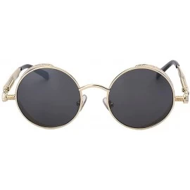 Oval Steampunk Fashion Sunglasses - C1 - CR1834E6ZZD $26.41