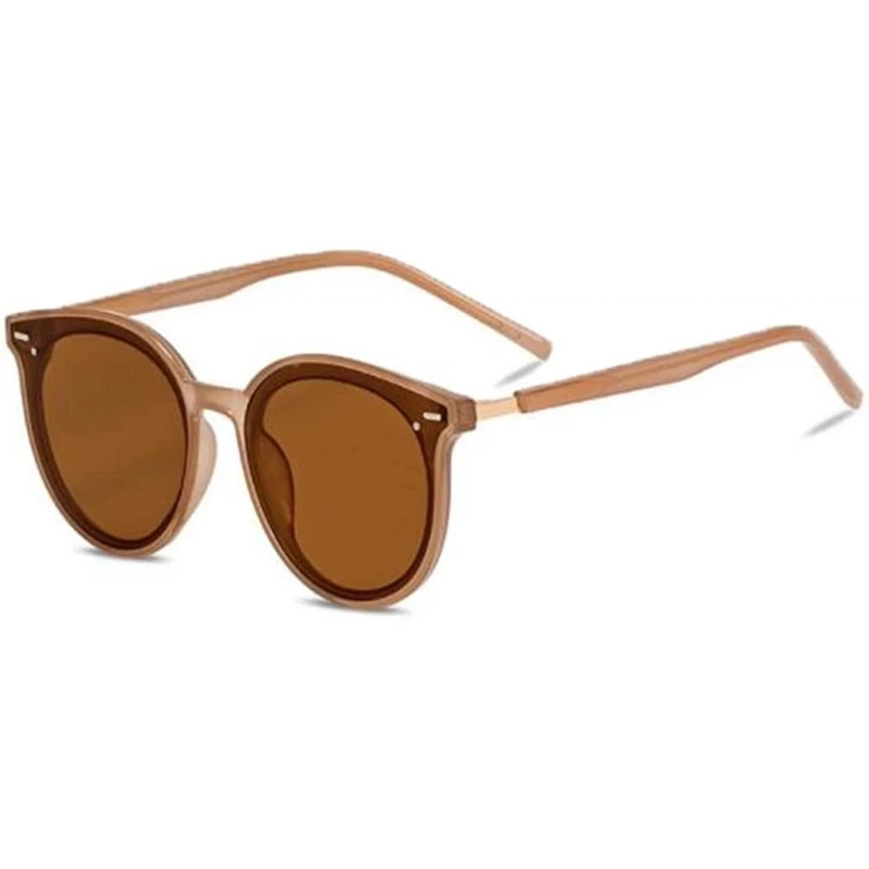 Aviator 2019 new fashion sunglasses - large frame sunglasses women's sunglasses - E - CR18S8CT3IS $70.43