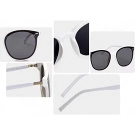 Aviator 2019 new fashion sunglasses - large frame sunglasses women's sunglasses - E - CR18S8CT3IS $70.43