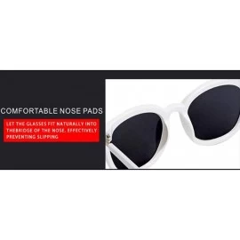 Aviator 2019 new fashion sunglasses - large frame sunglasses women's sunglasses - E - CR18S8CT3IS $70.43