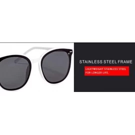 Aviator 2019 new fashion sunglasses - large frame sunglasses women's sunglasses - E - CR18S8CT3IS $70.43
