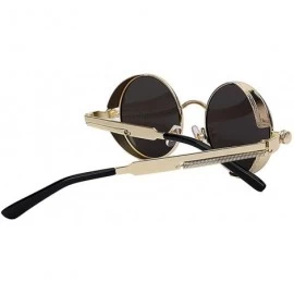 Oval Steampunk Fashion Sunglasses - C1 - CR1834E6ZZD $26.41