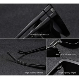 Aviator Retro Sunglasses Square Downey Gradient - Tony same style 2 - CG193QHUXSQ $31.70