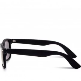 Wayfarer Stylish Retro Polarized Sunglasses Unisex 100% UV Protection - Black Frame & Green Lens - CC1856IMEK9 $72.87