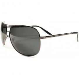 Aviator Retro Classic Mens Womens Aviator Polarized Oversized Sunglasses - C318O7QC9RN $26.03