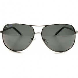 Aviator Retro Classic Mens Womens Aviator Polarized Oversized Sunglasses - C318O7QC9RN $17.01