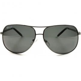 Aviator Retro Classic Mens Womens Aviator Polarized Oversized Sunglasses - C318O7QC9RN $26.03