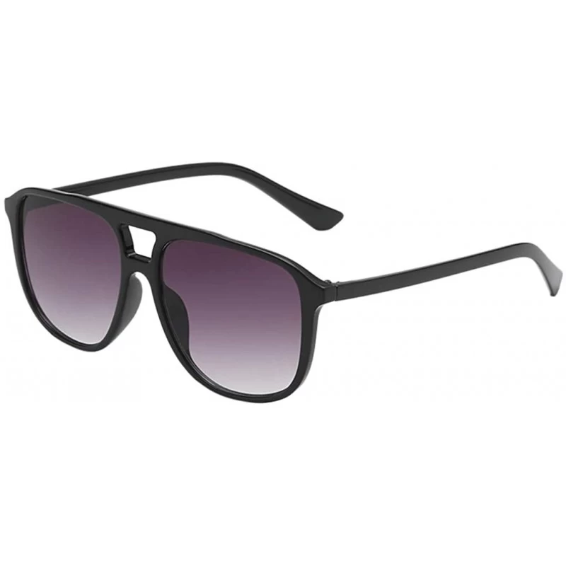 Goggle Unisex Classic Aviator Style Sunglasses Vintage Retro Pilot Goggle Glasses - Purple - CO196SRY9YN $17.35