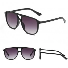Goggle Unisex Classic Aviator Style Sunglasses Vintage Retro Pilot Goggle Glasses - Purple - CO196SRY9YN $17.35