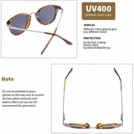 Sport Sunglasses Women Man's Polarized Driving Retro Fashion Mirrored Lens UV Protection Sunglasses - A Strip Demi - C7185674...